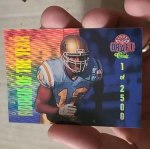 1995 Classic NFL Rookies ROY Redemption J.J. Stokes 8 (1 of 2500) - Picture 1 of 24