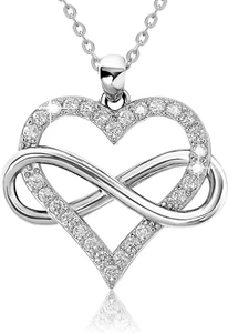 Collar de corazón infinito para mujer - Bild 1 von 12