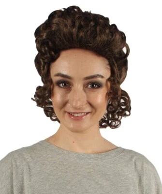 Women's Colonial Historical Wigs | Dark Brown Cosplay Wigs HW-3037 - Image 1 of 4