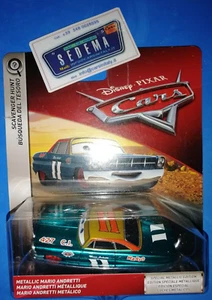 Cars1 Mario Andretti #11-2017 Serie Scavenger Hunt Bl.sing.Mattel 1/55 metalllic - Foto 1 di 2