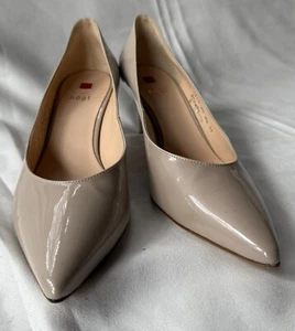 Högl Pumps Gr. 40 Farbe nude aus elegantem Lackleder glänzend - Absatzhöhe 5cm - Bild 1 von 7