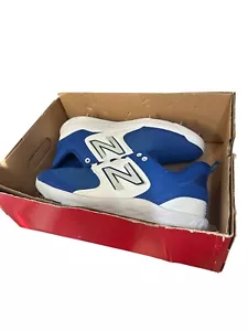 New Balance Men's Fresh Foam X 3000v6 Blu/Wht Metal Baseball Cleats Size 16 - Picture 1 of 3