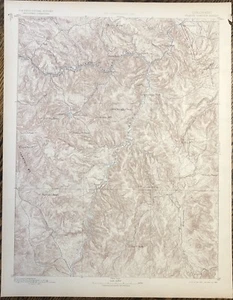 1898 Colorado Platte Canyon Sheet Scraggy Peaks Survey Topographical Map - Picture 1 of 7