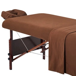 Master Massage Flanell 3er Set Überzug Spanntuch Kopfkissenüberzug Massageliege - Bild 1 von 7