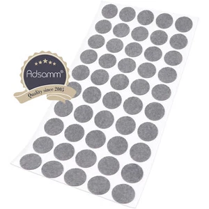 50 x Filzgleiter | Ø 20 mm | Grau | rund | 1.5 mm dünne selbstklebende Filz-M... - Bild 1 von 5