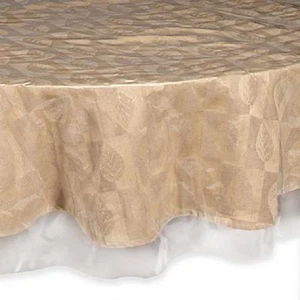 70-Inch Round Tablecloth Protector,Crystal Clear, Vinyl, Spill & Stain Resistant - Picture 1 of 2