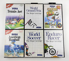 SEGA MASTER SYSTEM GAME SPORTS BUNDLE TENNIS AMERICAN BASEBALL VINTAGE UK PAL