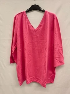 Damen Bluse Damen-Shirt Damen-Sweatshirt Damen-Pullover bpc pink NEU Größe 3XL - Picture 1 of 1