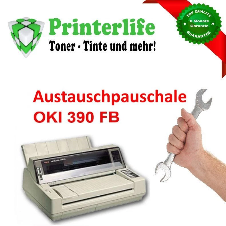 OKI Microline 390FB 24-pin Nadeldrucker - Weiß