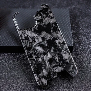 Luxury Genuine Forged Carbon Fiber Case Rugged Cover For iPhone 14 13 12 Pro Max - Picture 1 of 44