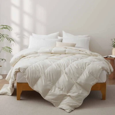 HOTEL Ultra Suave Acogedor Sient Edredón de Plumón de Gran Tamaño, Manta de Cama King o Queen Foto 1 de 4