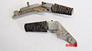 1989 89 Yamaha XV750 Virago 750 back rear passenger foot pegs rest - Picture 1 of 6