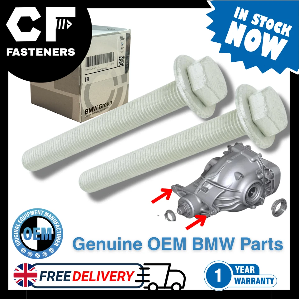 BMW New Genuine 18mm Hex-Head Bolt/Screw M12x1.5x100mm Grade 10.9 33176760343 - Image 1 of 1