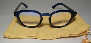 The Book Club FAN OF SEEN LABELS New Men's Blue Reading Glasses +2.00 Strength - Picture 1 of 12