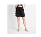 Women's Relaxed Trouser Shorts - Future Collective with Alani Noelle Black SZ 00