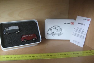 Schuco 1435 VW Bully bei der Dt. Bundesbahn in OVP - Bild 1 von 6