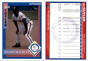 Milt Cuyler 1995 Toledo Mud Hens #12 RC Card *AutographDen*