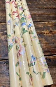 York Wallcoverings Fine Wallpaper 2 Rolls Floral 60.75 Sq Ft Each Pre-pasted USA - Picture 1 of 8