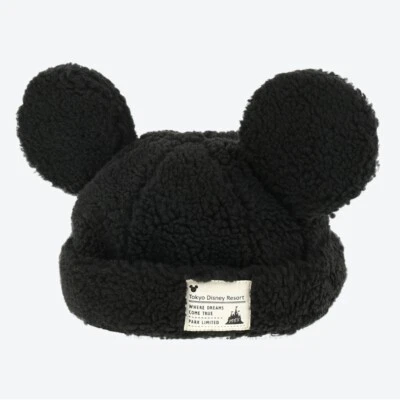 Japón Tokio Disney Resort Gorra Esponjosa Negra Sombrero Orejas Mickey 58cm 【Pedido Previo】 Foto 1 de 4