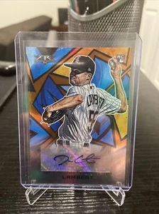 Jimmy Lambert 2021 Topps Fire Rookie Foil Auto Card No. AV-JL Chicago White Sox - Picture 1 of 1