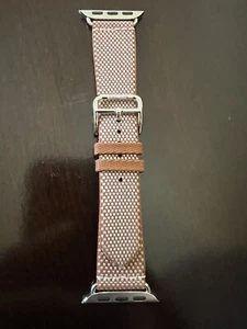 Apple Watch Hermès - Cinturino 41mm Oro/Écru Toile H Single Tour. - Foto 1 di 15