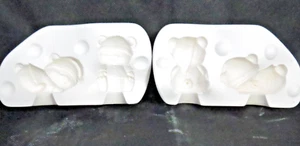 VTG Unbranded Slip Mold Santa-Bears x-376 - Picture 1 of 8