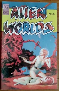ALIEN WORLDS 5, JOHN BOLTON, BRUCE JONES, PACIFIC COMICS, DECEMBER 1983, VF - Picture 1 of 2