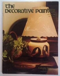 DECORATIVE PAINTER MAGAZINE May 1987 Rare VHTF Tole Egan Geese - Picture 1 of 11