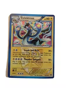 PSA 8 NM-MINT Eelektross 33/101 HOLO RARE BW Plasma Blast Pokemon Card 512 - Picture 1 of 4