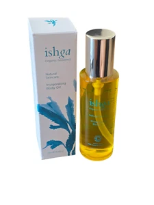 Ishga Organic Seaweed Invigorating Body Oil 100ml – Natural Skincare, Vegan - Picture 1 of 4