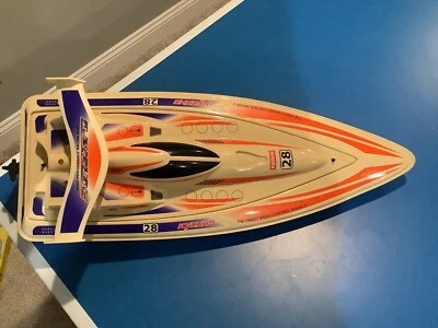 Kyosho Sunstorm 600 Speed Boat RC 24x8 - Image 1 of 4