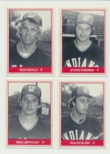 Full set of 28 1982 TCMA Waterloo Iowa Indians cards