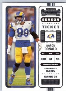 2022 Panini Contenders #50 Aaron Donald Los Angeles Rams Football Card - Picture 1 of 2