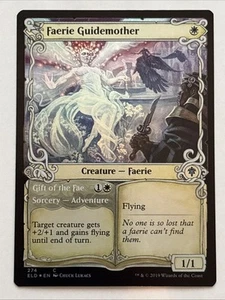 MTG Throne of Eldraine Faerie Guidemother Showcase Foil 274 NM - Picture 1 of 2