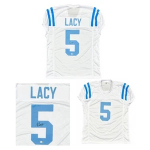 KEWAN LACY SIGNED CUSTOM WHITE JERSEY JSA - Picture 1 of 4