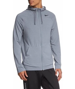 Nike Dri-FIT Herren XL Touch Fleece Full-Zip Training Hoodie, dunkelgrau mit Kapuze - Bild 1 von 10