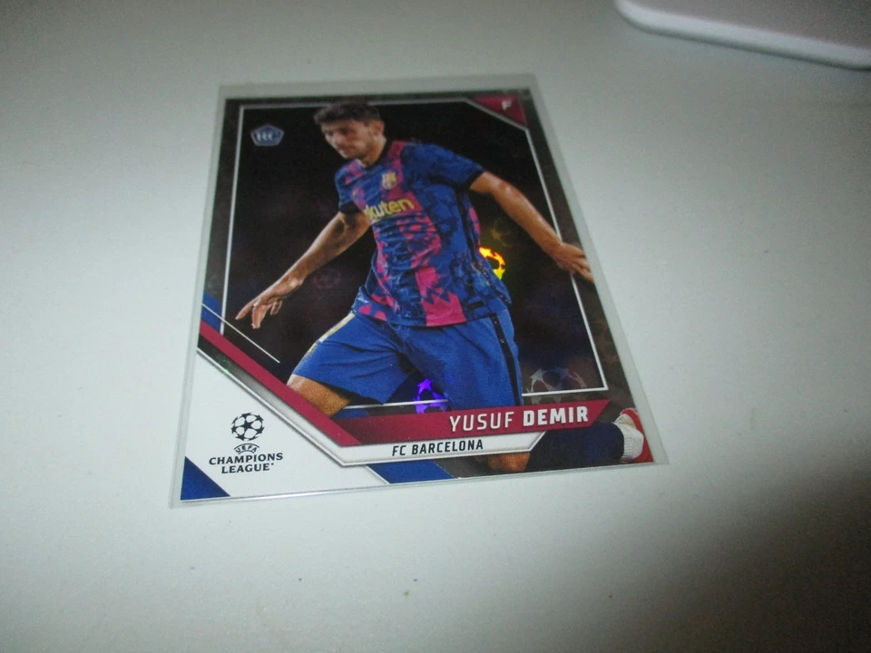Yusuf Demir 2022 Topps UEFA Starball Foil RC #140 - Image 1 of 1