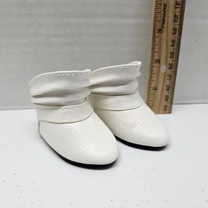 American Girl MEET COURTNEY BOOTS 18" bambola scarpe bianche - 2020 - Foto 1 di 5