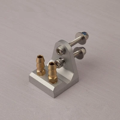 Aluminum Dual M5 Water Pick Up Flush Boat Stern Water Mouth for RC Boat - Image 1 of 4