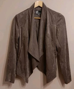 Kut From the Kloth Jacke Damen Wildlederimitat Blazer Medium hellbraun beige - Bild 1 von 12