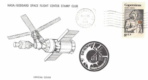 25 May 1973 Space Cover, SKYLAB I, Goddard Space Flight Center Stamp Club - Picture 1 of 1