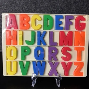 Sealed Vintage Fisher Price Alphabet Letters  School & Desk Complete Set - Picture 1 of 5