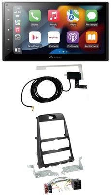 Pioneer MP3 USB Bluetooth DAB 2DIN Autoradio für Hyundai Genesis BK 10-12 - Bild 1 von 4