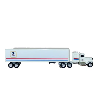 Ertl USPS US Mail ‘91 International Cab Tractor Trailer Replica #7649 1:64 - Image 1 of 4