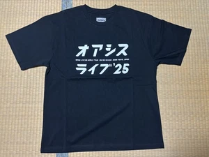 Oasis Merch Tokyo Live Tour 25 T-Shirts (L) schwarz 2-seitig Katakana Japan limitiert - Bild 1 von 13