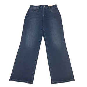 NUEVO NYDJ Pantalones de mezclilla relajados rectos Lift X Tuck Blue para mujer, talla 4 - Imagen 1 de 11