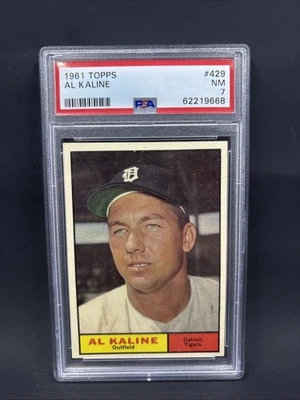 1961 Topps - Al Kaline #429 PSA 7 Foto 1 de 2