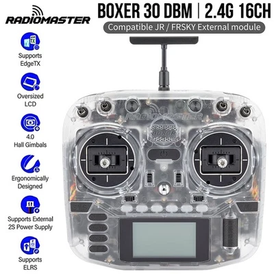 RadioMaster Boxer Transmitter 2.4G 16CH ELRS 4.0 Hall Gimbals Remote Control - Image 1 of 4