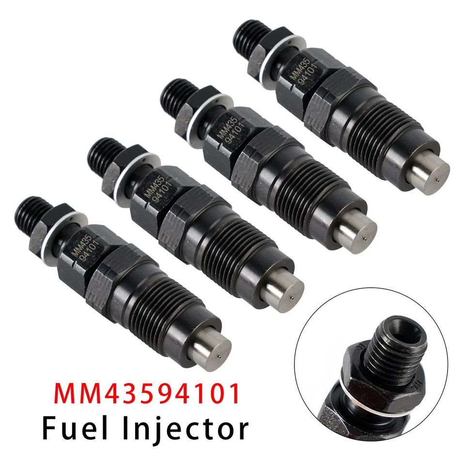 4Pcs Fuel Injector For Mitsubishi L2E L3E S3L S4L S4L2 Engine MM43594101 A6S - Image 1 of 4