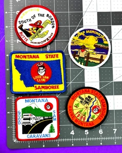 5 Vintage Patches Montana State, South of the border, Caravans, Cactus, Sam   V4 - Picture 1 of 4
